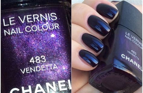 chanel 483 vendetta nail|chanel le vernis color.